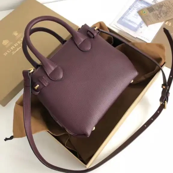 Official FirstBag Ru and Burberry The in House Baby Check Banner Leather 0514